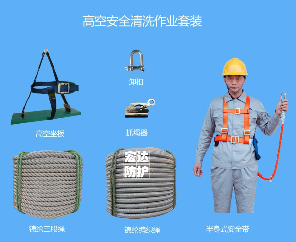 高空清洗作業套裝附件3